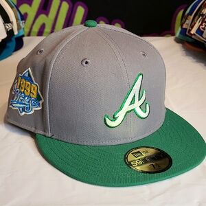🔴SOLD🔴New Era 7 3/4 - Hat Club Monstera Pack - Atlanta Braves